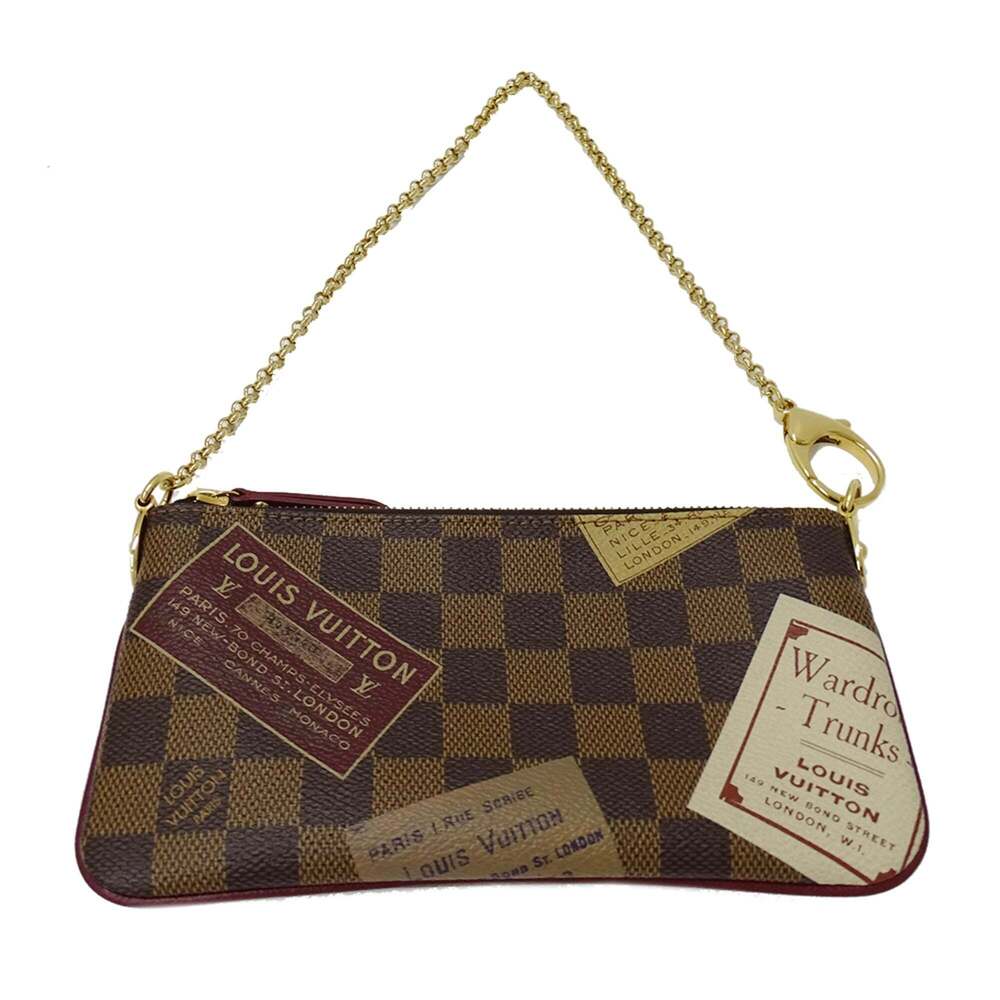 LOUIS VUITTON Brown Damier Canvas Pochette Pouch - Picture 5 of 12